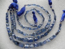 Kyanite Faceted Chicklet Shape Beads